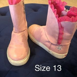 Girls Wellie Wisher Boots size 13